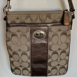 Coach Crossbody Purse Handbag- Gold